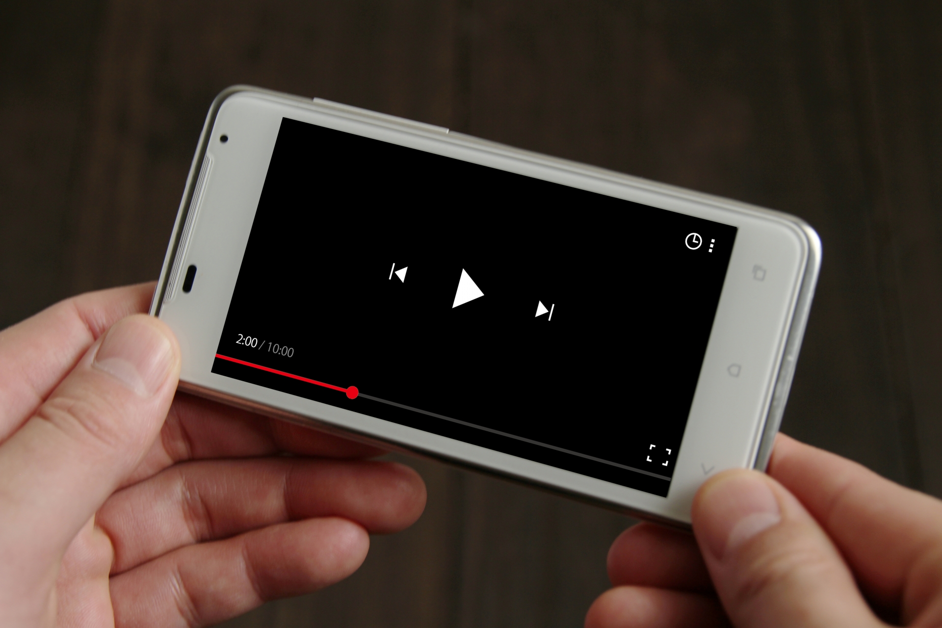 スマホで動画再生