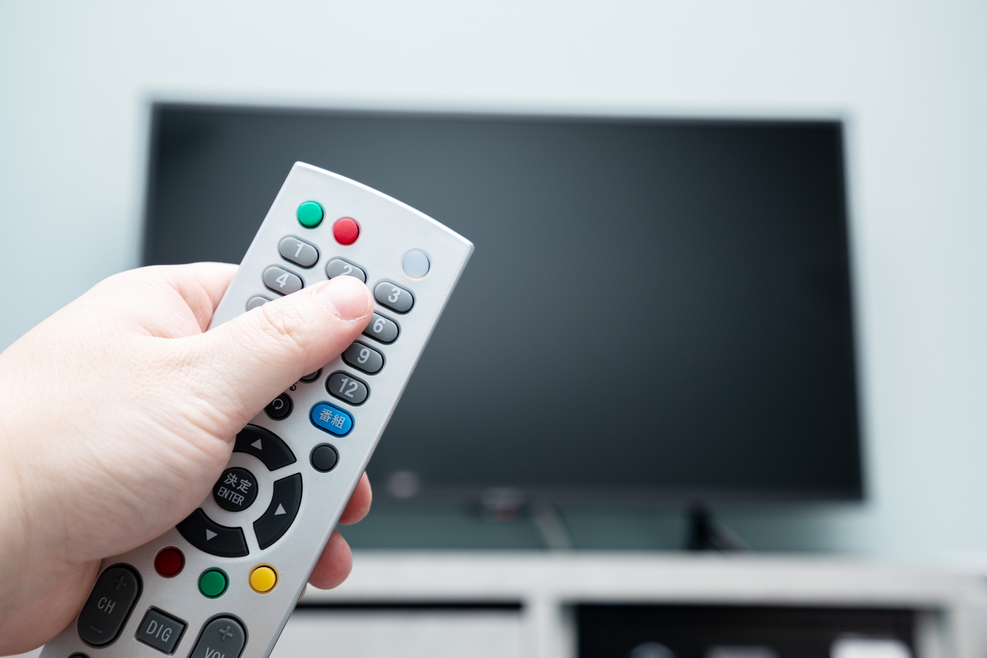 TVリモコン操作イメージ