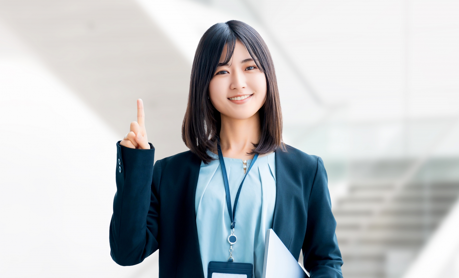 ビジネスファッションの女性