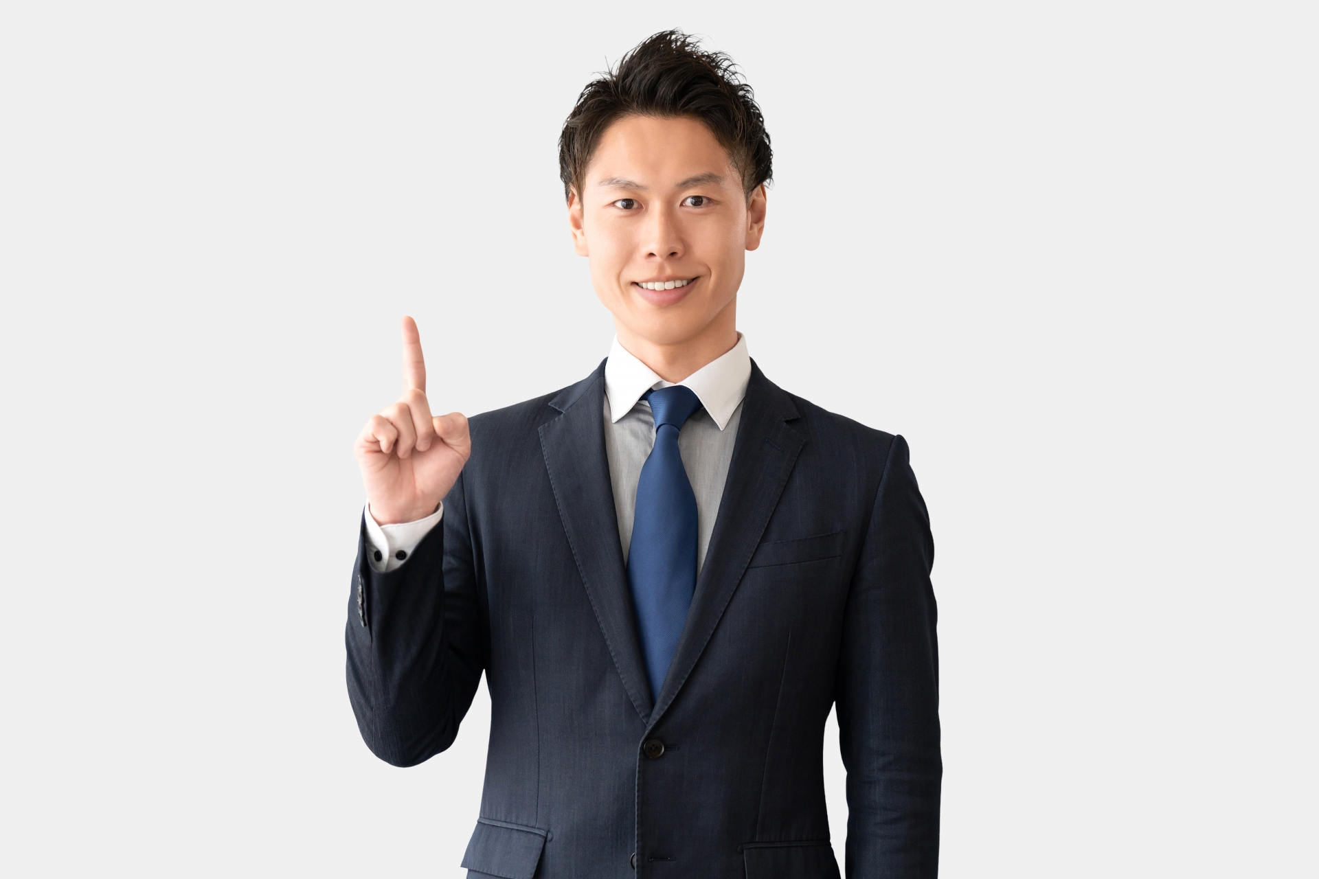 スーツ姿の男性