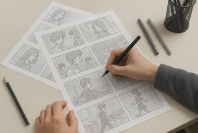 動画制作時の絵コンテはどう作る？書き方や作成のポイントを解説