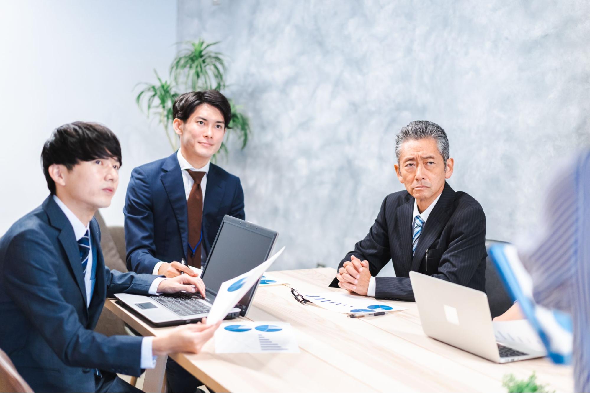 会議をする