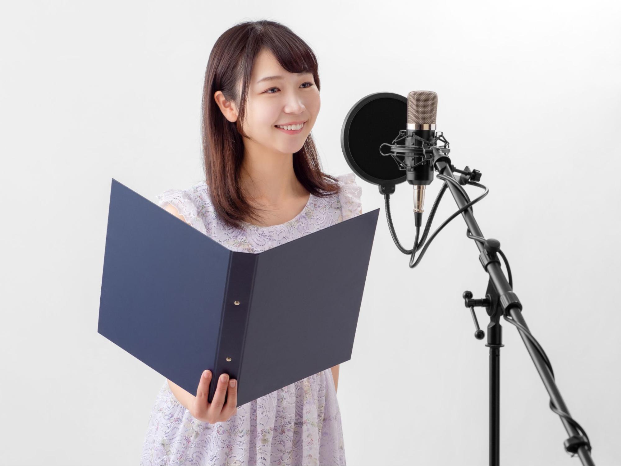 若い女性声優のイメージ