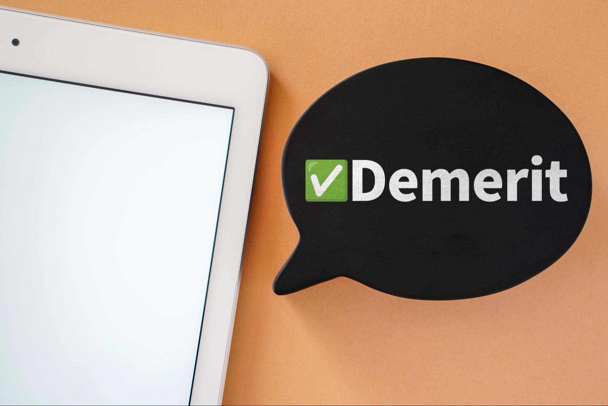 タブレットのイメージ【Demerit】