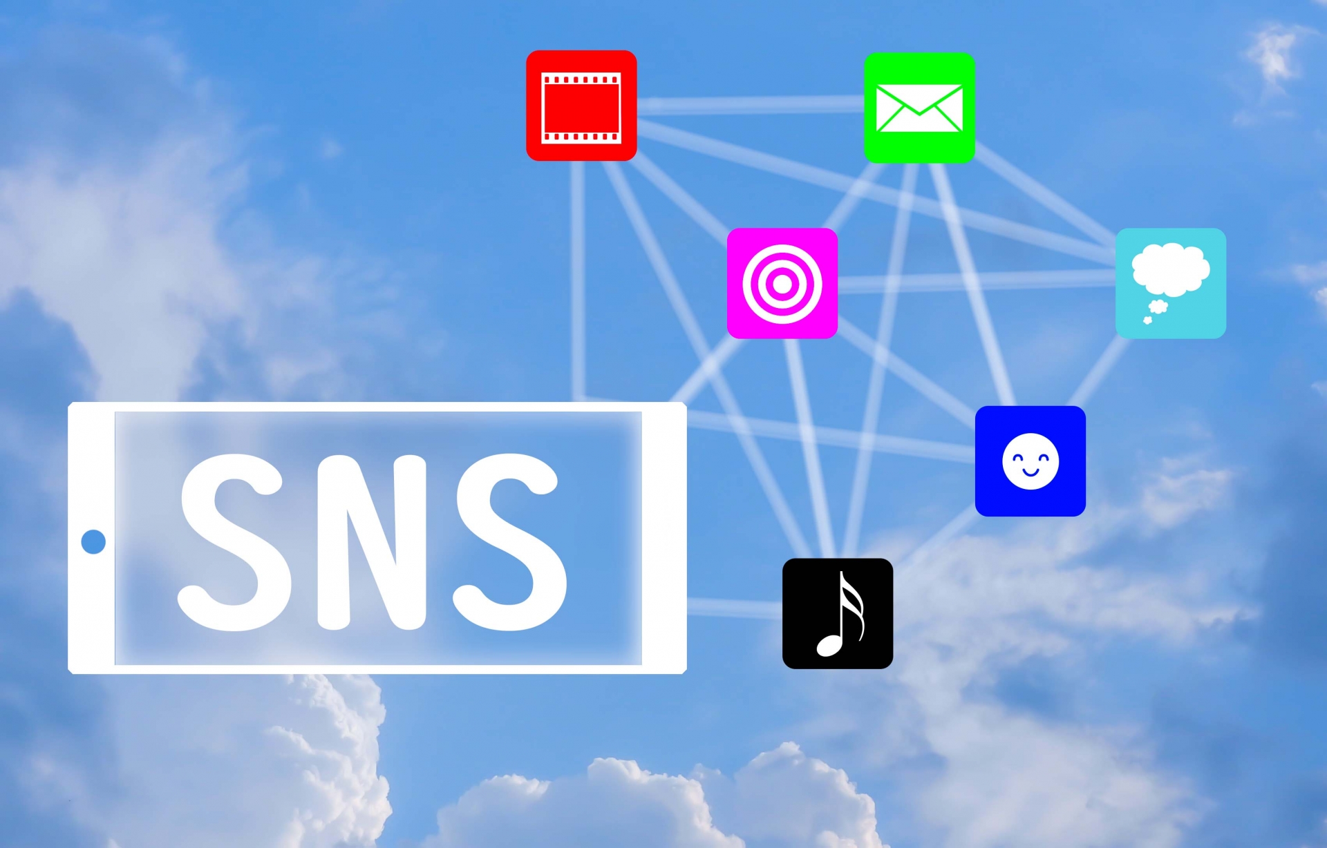 SNSで繋がるネットワークシステム