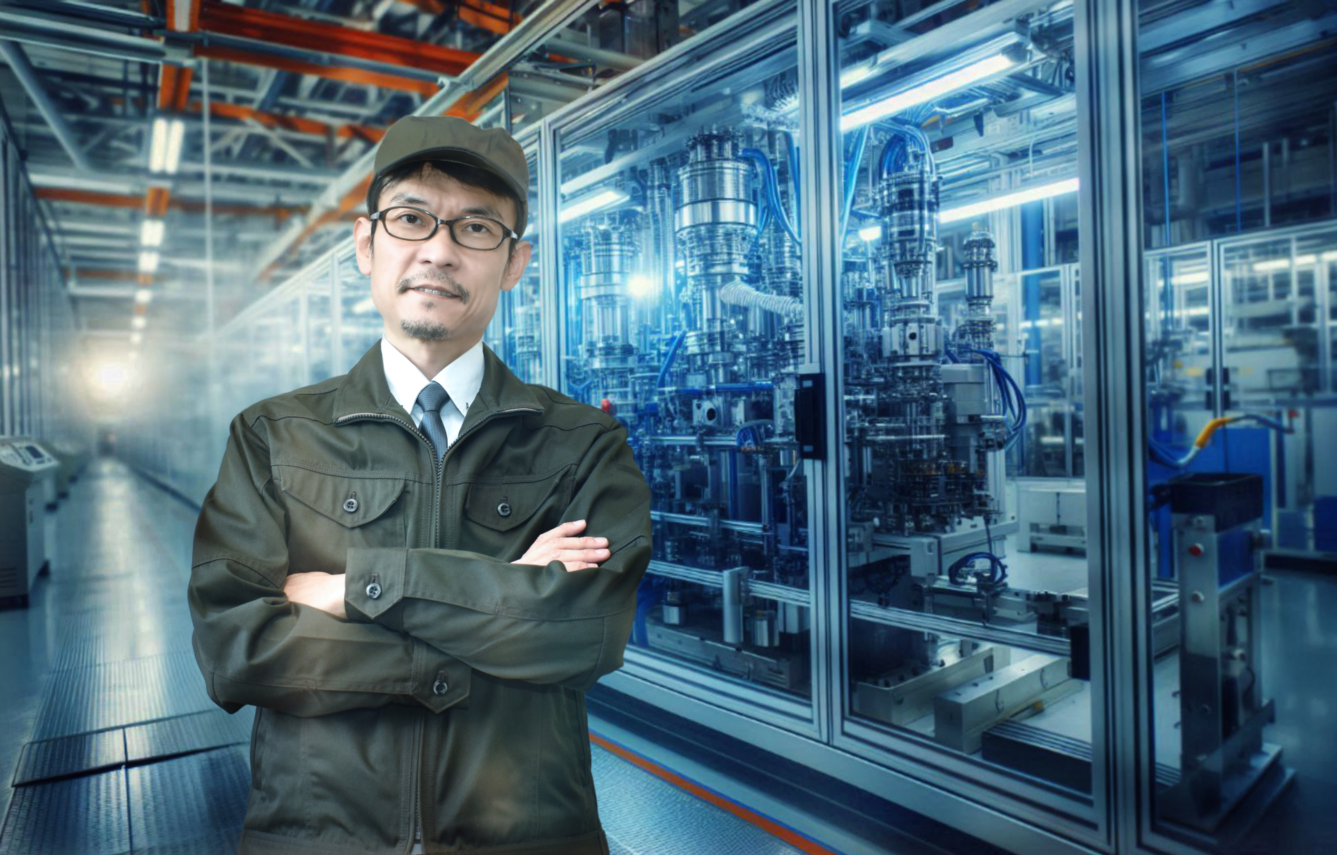 作業員の男性